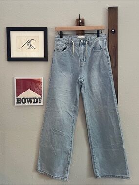 $70 PacSun Blake Extreme Baggy Jeans Drawstring Light Indigo Size 28x30